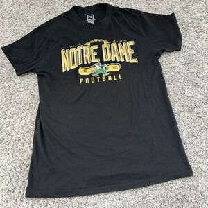 Pro edge Notre Dame University Black Super‎ Soft Shirt Medium